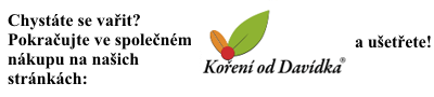 Nakupujte společně bylinky a koření na www.davidkovokoreni.com